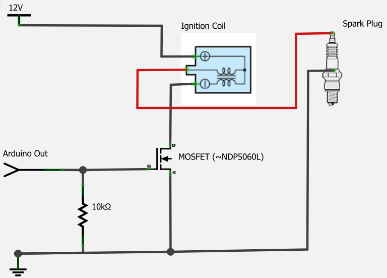 car ignition coil driver circuit